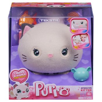 Teksta Purro Interactive Kitten Plush Toy