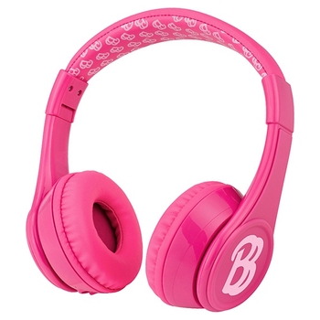 Belkin SoundForm Mini Kids Wireless Headphones - 30H Playback, Volume Limiter, Stickers, USB-C, Pink