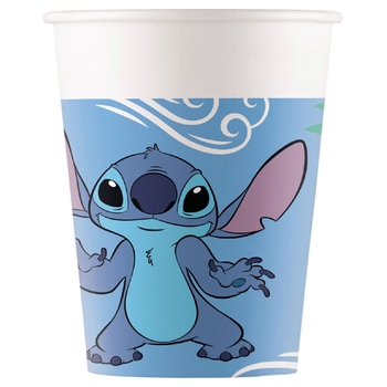 Disney Stitch & Angel Papieren Bekertjes 8 Stuks 200 ml