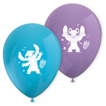 Stitch & Angel Latex Ballonnen 8 Stuks