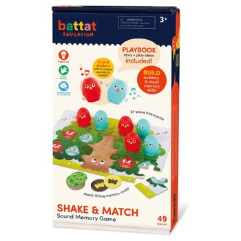 Battat Education - Jeu de Memory Sonore Petits Oiseaux Siffleurs