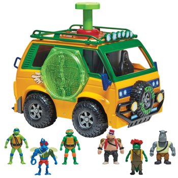 Tortues Ninja - Mix & Match Van Station de Mutations avec 6 Figurines