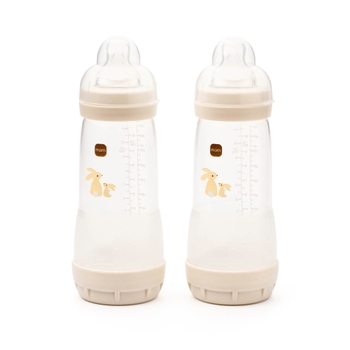 MAM Easy Start Self-Sterilising Anti-Colic 320ml Baby Bottles 2 Pack