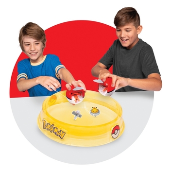 Pokémon Battle Spinner Arena Set with Pikachu and Mew Spinners