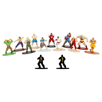 Street Fighter Diecast Nanofiguren im Blindbag sortiert