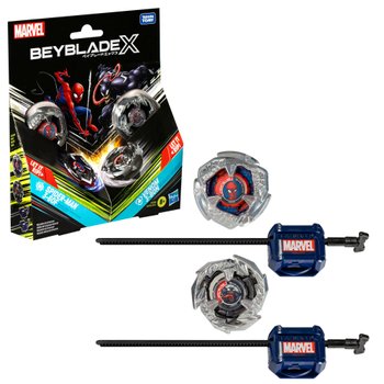 Beyblade X - Marvel Ensemble Toupies et Lanceurs Spider-Man Vs Venom
