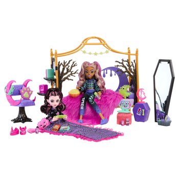 Monster High Creepover Party Slaapkamer Speelset met Twee Poppen
