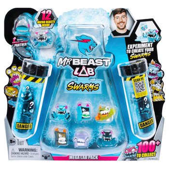 MrBeast Lab - Coffret 12 Mini Figurines Swarms - Modèle Aléatoire