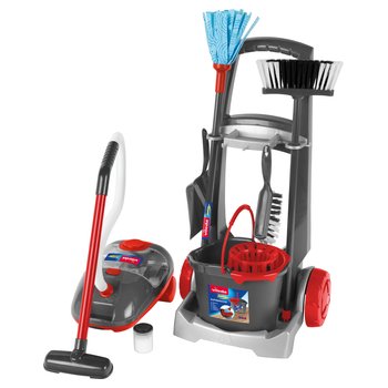 Vileda Schoonmaakwagen Met Elektronische Stofzuiger