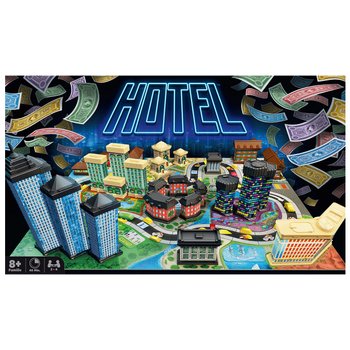 Hotel 2024 Familienspiel im Retro-Design