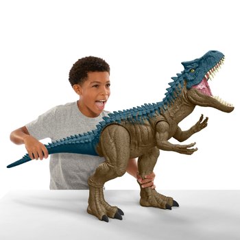 Jurassic World Chaos Theory XXL Spielzeug Dinosaurier Super Colossal Allosaurus 90 cm