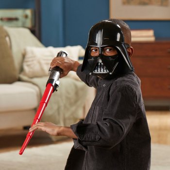 Star Wars Darth Vader Dark Side Set with Action Figure, Lightsaber and Mask