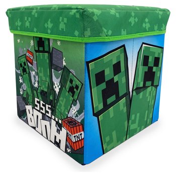 Minecraft Sitz- und Aufbewahrungsbox grün