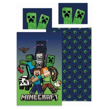 Minecraft Kinderbettwäsche Set 135 x 200 cm