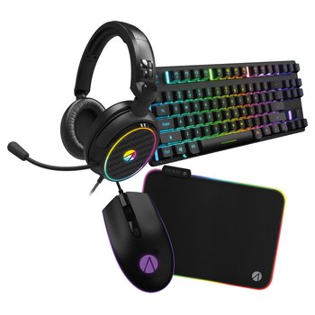 STEALTH Light-Up Gaming Bundle mit Headset, Maus, Mauspad und Tastatur
