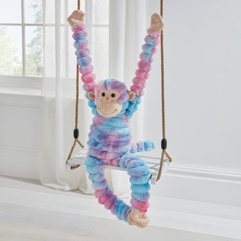 Gibby the TieDye Cheeky Hanging Monkey Soft Toy 70cm