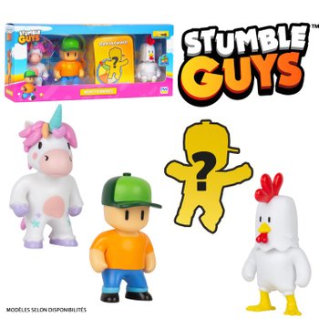 Stumble Guys - Pack de 4 Mini Figurines - Modèle Aléatoire