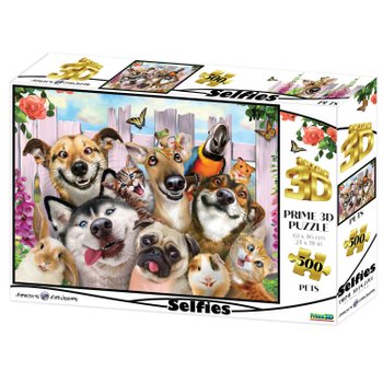Pets Selfie 500 Piece 3D Puzzle