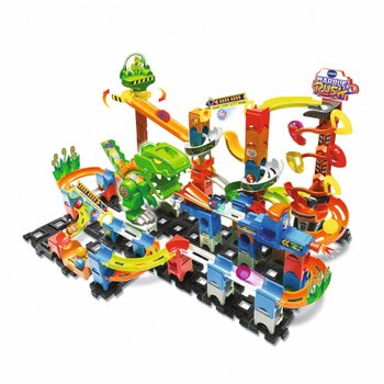 VTech - Marble Rush Circuit à Billes Magnetic Dino Set XL400E