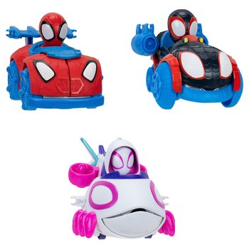 Spidey et ses Amis Extraordinaires - Bolide à Fléchettes Toile d'araignée - Modèle Aléatoire