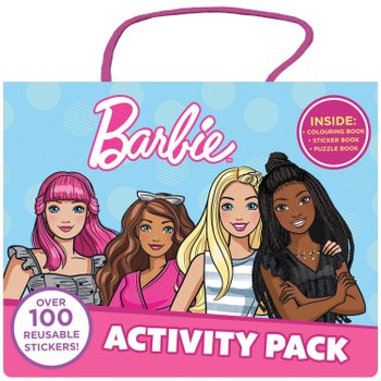 Barbie Activity Books and 100+ Stickers Pack