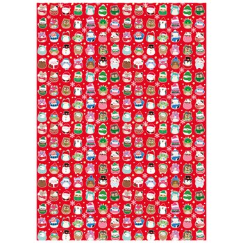Geschenkpapier Weihnachten Squishmallows 4 m