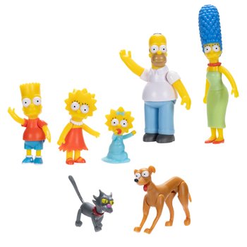 Die Simpsons Figuren Familie-Multipack 6,4 cm 5er Set