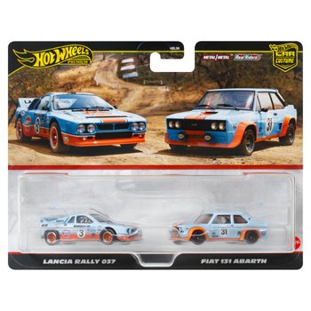 Hot Wheels - Car Culture Premium 1/64 Véhicules Lancia Rally 037 et Fiat 131 Abarth