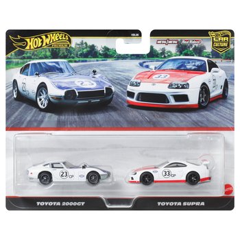 Hot Wheels - Car Culture Premium 1/64 Véhicules Toyota Supra et Toyota 2000 GT