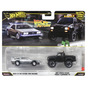 Hot Wheels Premium Car Culture Auto's Back to the Future DeLorean & 1987 Toyota Pickup
