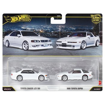 Hot Wheels - Car Culture Premium 1/64 Véhicules Toyota Chaser JZX 100 et Supra '89
