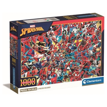 Clementoni Marvel Spider-Man Impossible Puzzle Jigsaw Puzzle 1000 Pieces