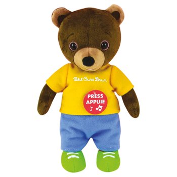 Petit Ours Brun - Peluche Musicale 21 cm