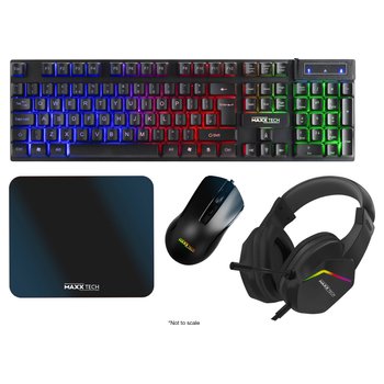 Maxx Tech 4-in-1 Combo Kit Gaming PC Accessories Bundle