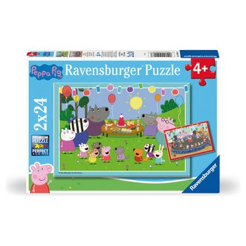 Ravensburger Puzzle Peppa Wutz Partyzeit! 2x24 Teile