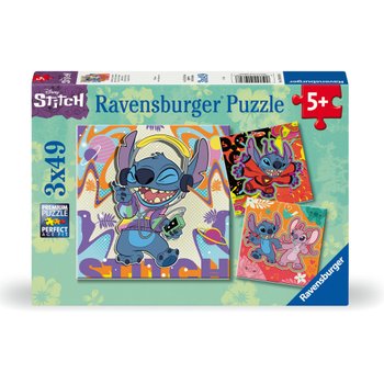 Disney Stitch - Coffret Puzzles 3x49 Pièces