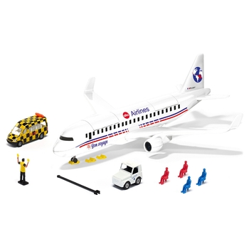 Siku - Avion de Ligne Français Avec Accessoires