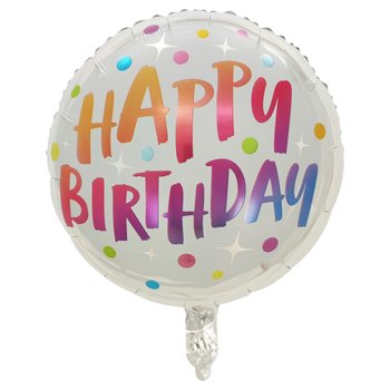 Folienballon Happy Birthday 53 cm