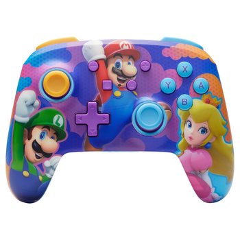 PowerA Enhanced Wireless Controller for Nintendo Switch - Super Mario Color Splash Heroes