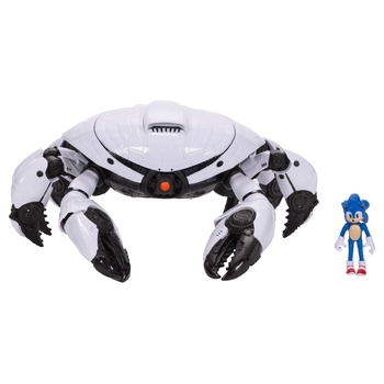 Sonic the Hedgehog 3 Krabben-Mechkampf-Spielset mit Figur 6 cm