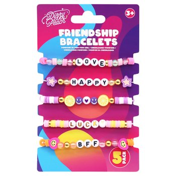 Dizzy Peach Friendship Bracelets 5 Pack