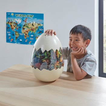 Dinosaur World Dinosaur Egg 50 Piece Figures and Accessories Set