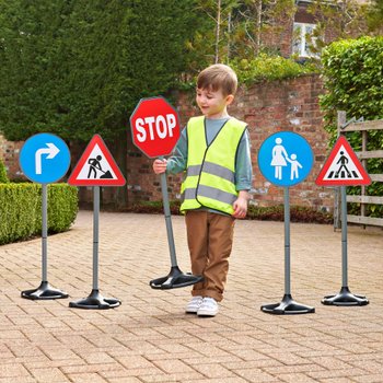 Verkehrsschilder Set 80 cm