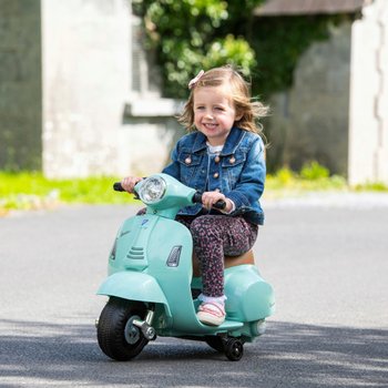 Véhicule Électrique Scooter Vespa 7,2V - Vert Menthe