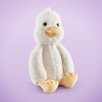 World's Softest Plush Doddle the Cream Duck Soft Toy 40cm