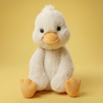 World's Softest Plush Doddle the Cream Duck Soft Toy 40cm