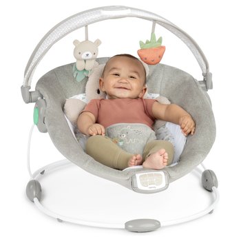 Ingenuity InLighten Baby Bouncer Seat Nate the Little Bear