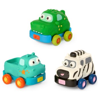 Battat Safari Speedsters Pull-Back Animal Car Set