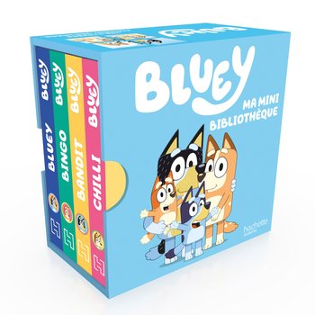 Bluey - Coffret Ma Mini Bibliothèque 4 Livres