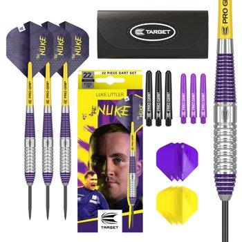 Luke Littler Brass Steel-Tip Darts 22 Piece Set